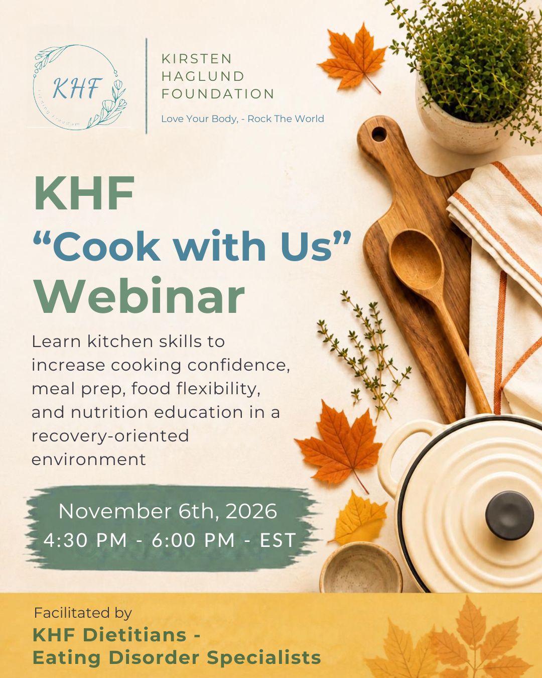 Cook with us graphic pictures on right